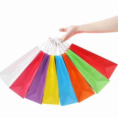 quality Ropa del OEM que empaqueta bolsos reciclables del regalo de la Navidad de los bolsos de ultramarinos de Brown factory